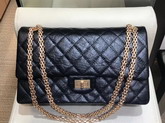 Chanel Medium Reissue Flap Bag in Black with Gold Hardware