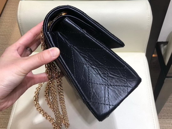 Chanel Medium Reissue Flap Bag in Black with Gold Hardware