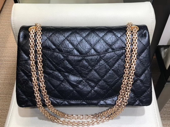 Chanel Medium Reissue Flap Bag in Black with Gold Hardware