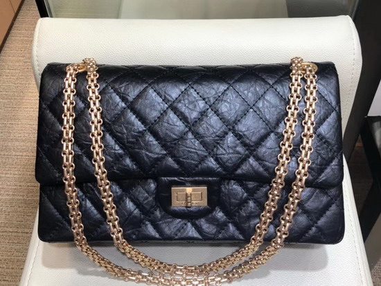 Chanel Medium Reissue Flap Bag in Black with Gold Hardware