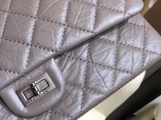 Chanel Medium Reissue Flap Bag in Grey with Silver Hardware