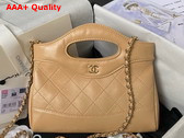 Chanel Mini 31 Bag in Beige Lambskin Replica