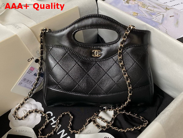 Chanel Mini 31 Bag in Black Lambskin Replica