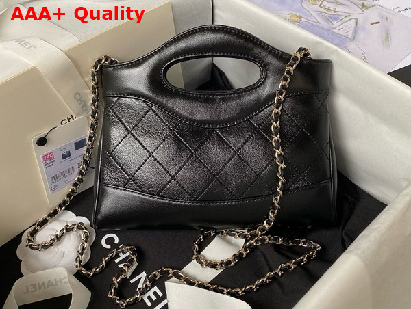 Chanel Mini 31 Bag in Black Lambskin Replica