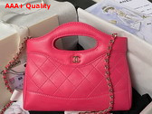 Chanel Mini 31 Bag in Pink Lambskin Replica