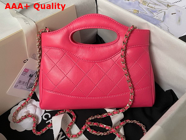 Chanel Mini 31 Bag in Pink Lambskin Replica