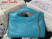 Chanel Mini 31 Bag in Sky Blue Lambskin Replica