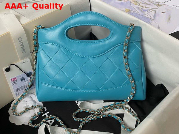 Chanel Mini 31 Bag in Sky Blue Lambskin Replica