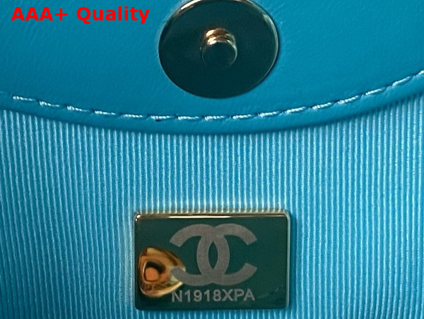 Chanel Mini 31 Bag in Sky Blue Lambskin Replica