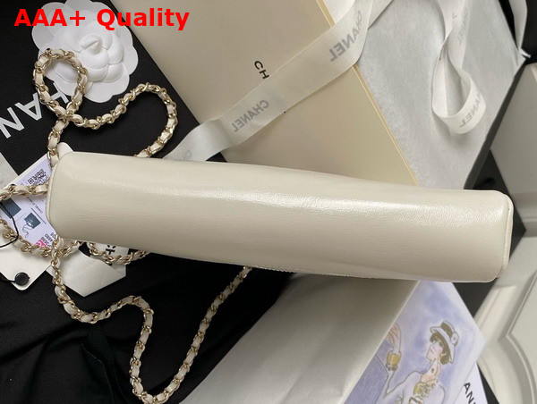 Chanel Mini 31 Bag in White Lambskin Replica