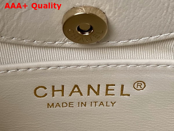 Chanel Mini 31 Bag in White Lambskin Replica