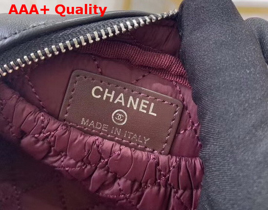 Chanel Mini Cosmetic Purse in Black Lambskin Replica