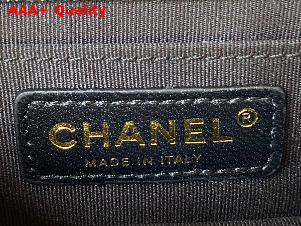 Chanel Mini Denim Flap Bag in Black Replica