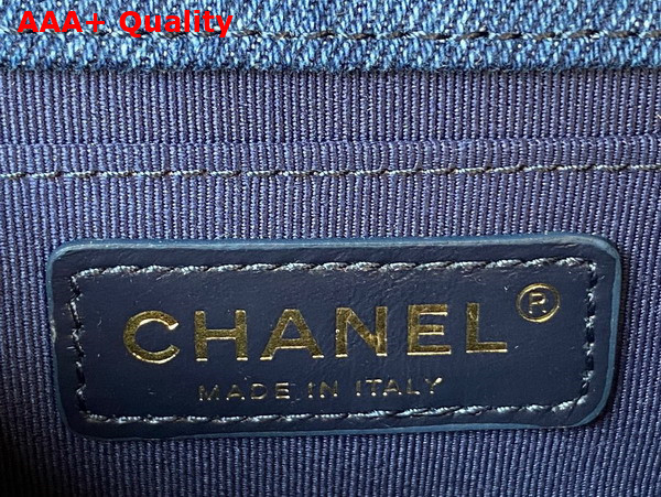 Chanel Mini Denim Flap Bag in Blue Replica