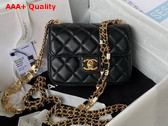 Chanel Mini Flap Bag Black Lambskin and Enamel AS3442 Replica