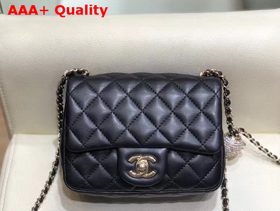 Chanel Mini Flap Bag Lambskin Gold Tone Metal Black AS1786 Replica