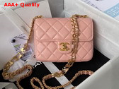 Chanel Mini Flap Bag Pink Lambskin and Enamel AS3442 Replica