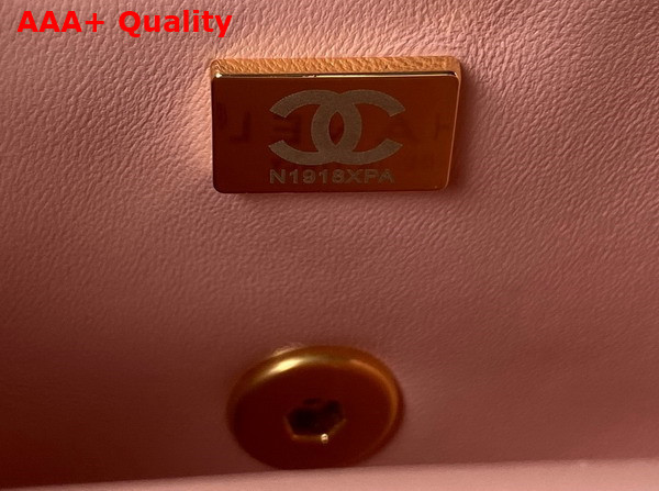 Chanel Mini Flap Bag Pink Lambskin and Enamel AS3442 Replica