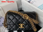 Chanel Mini Flap Bag in Black Calfskin AS3984 Replica