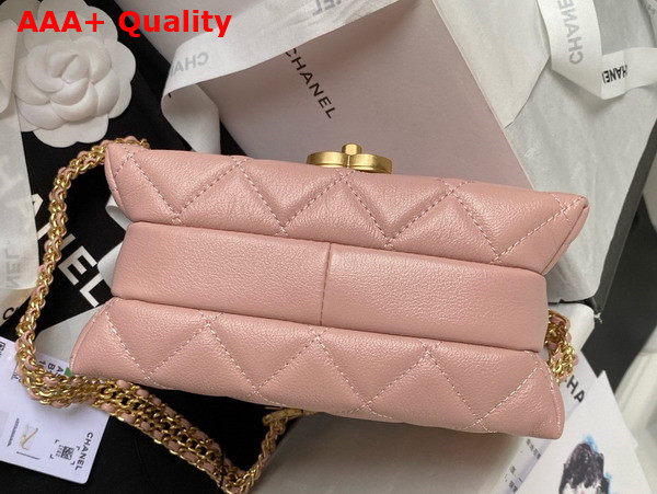 Chanel Mini Flap Bag in Pink Calfskin AS3984 Replica