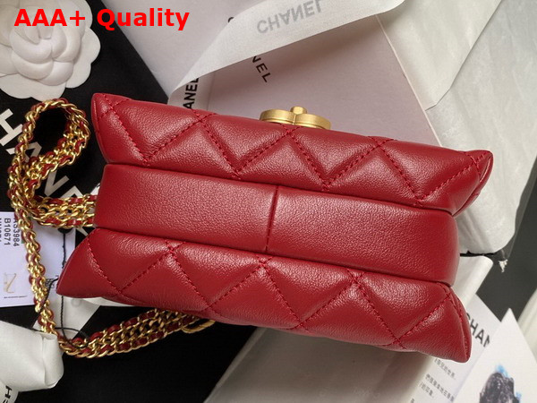 Chanel Mini Flap Bag in Red Calfskin AS3984 Replica