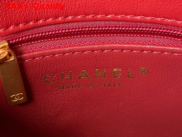 Chanel Mini Flap Bag in Red Calfskin AS3984 Replica