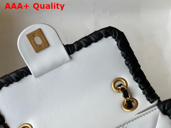 Chanel Mini Flap Bag in White Braided Lambskin Replica