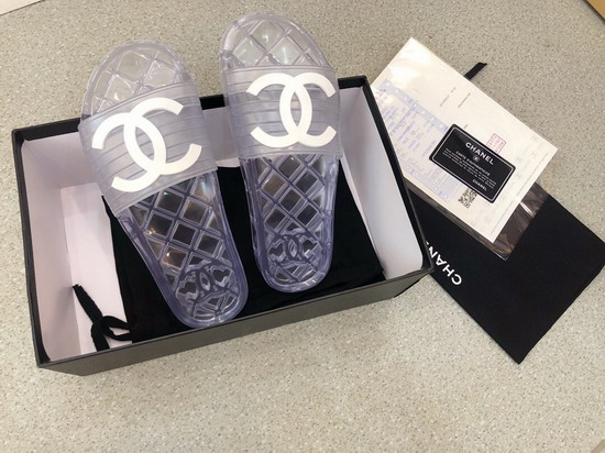 Chanel Mules in Transparent PVC