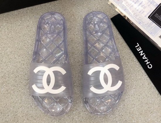 Chanel Mules in Transparent PVC