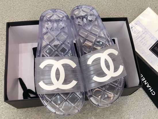 Chanel Mules in Transparent PVC