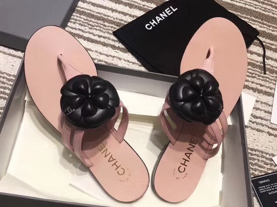 Chanel Mules with Camellia Pink Lambskin