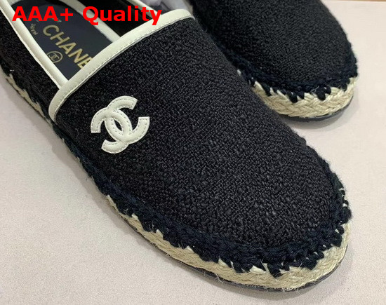 Chanel New Espadrilles in Black Replica