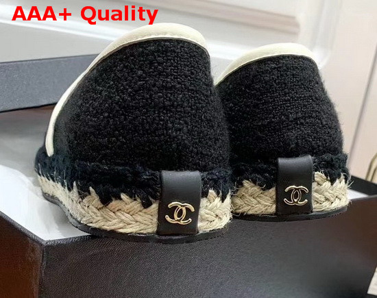 Chanel New Espadrilles in Black Replica