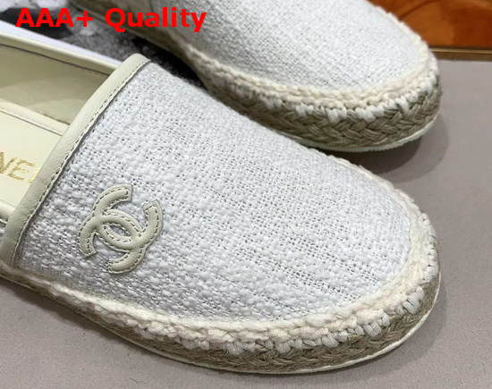 Chanel New Espadrilles in White Replica