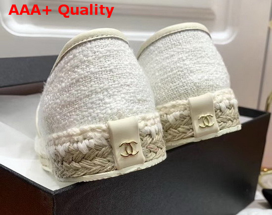 Chanel New Espadrilles in White Replica