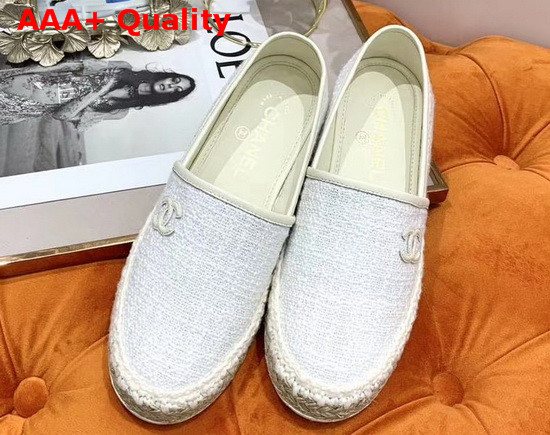 Chanel New Espadrilles in White Replica