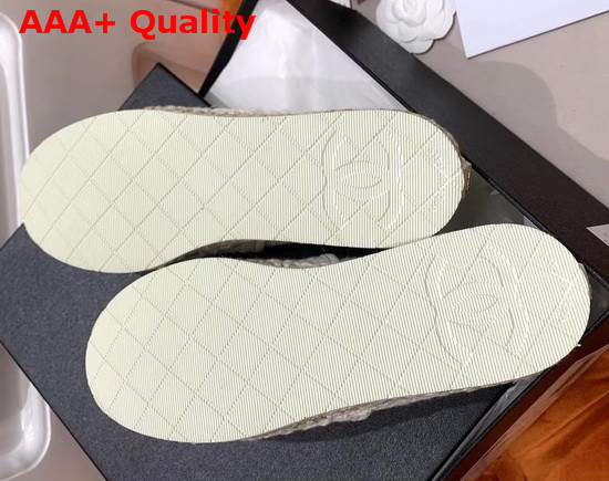 Chanel New Espadrilles in White Replica