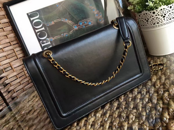 Chanel New Flap Bag in Black Lambskin for Sale