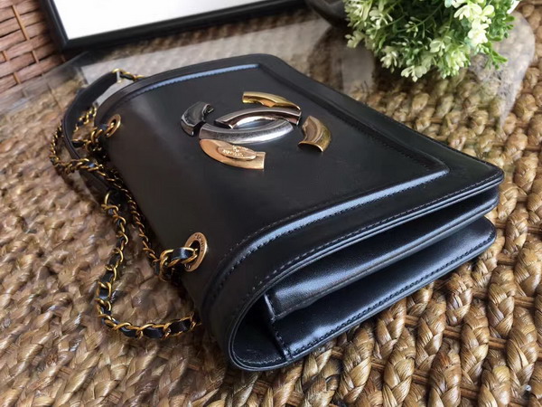 Chanel New Flap Bag in Black Lambskin for Sale