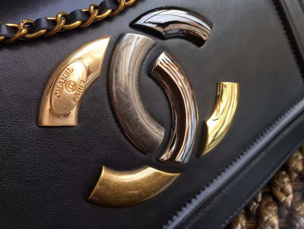 Chanel New Flap Bag in Black Lambskin for Sale