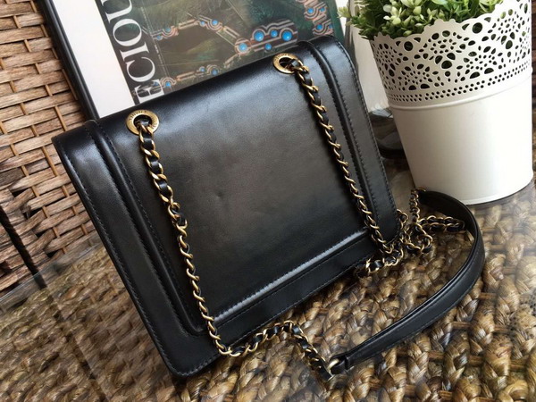 Chanel New Small Flap Bag Black Lambskin for Sale