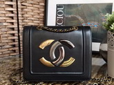 Chanel New Small Flap Bag Black Lambskin for Sale