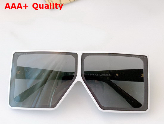 Chanel Oversized Square Frame Sunglasses in Black Replica