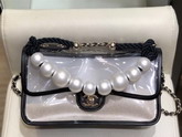 Chanel PVC Flap Bag Imitation Pearls