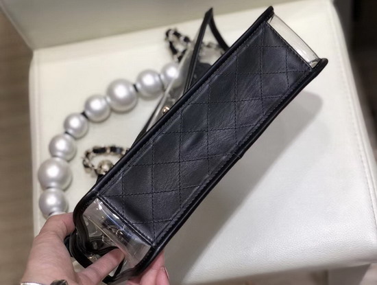 Chanel PVC Flap Bag Imitation Pearls