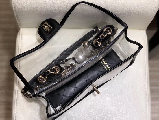 Chanel PVC Flap Bag Imitation Pearls