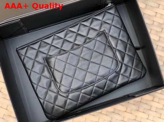 Chanel Pouch Black Lambskin AP1054 Replica