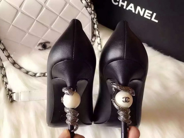 Chanel Pumps Lambskin 8cm Heel for Sale