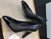 Chanel Pumps Lambskin Black 85mm Heel For Sale