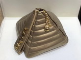 Chanel Pyramid Bag Antique Brass Lambskin and Gold Tone Metal AS0688